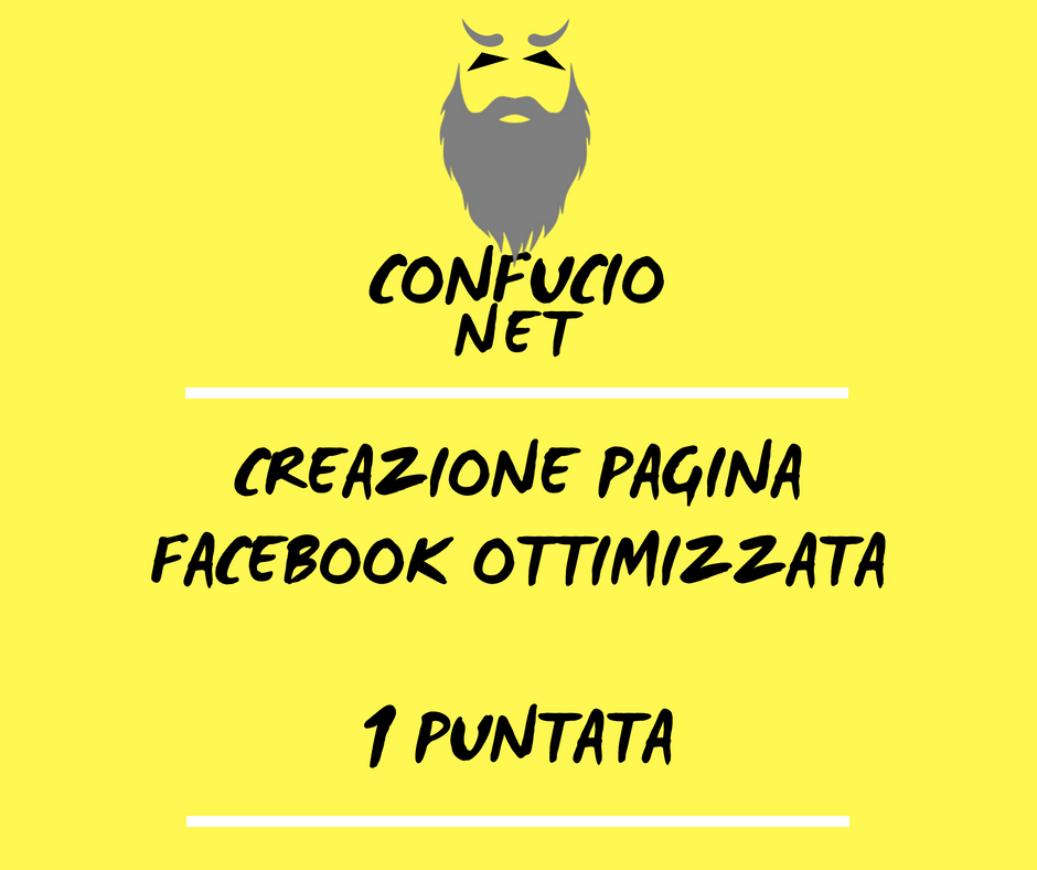 Creazione Pagina Facebook 1 tutoría