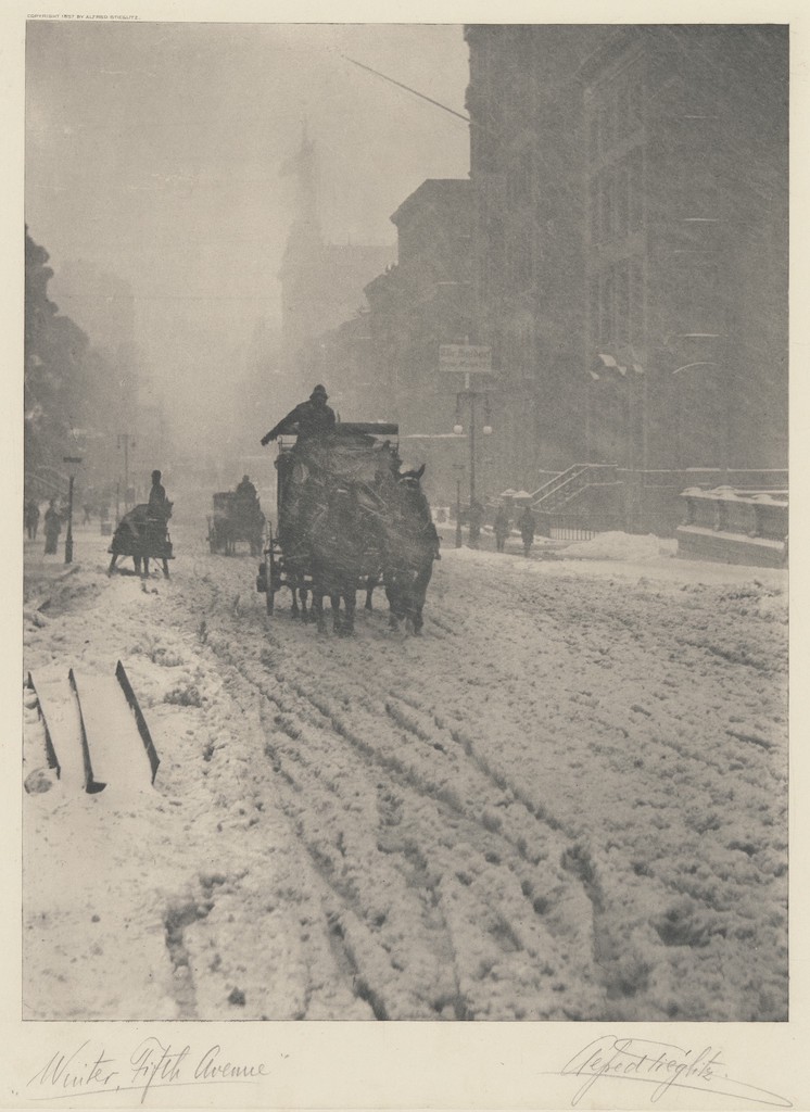 Winter on Fifth Avenue - Stieglitz