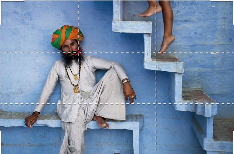 Regla de los tercios. Steve-McCurry